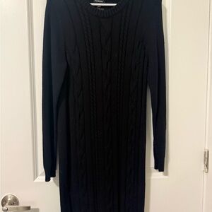 Torrid Black Long Sleeve Knit Dress